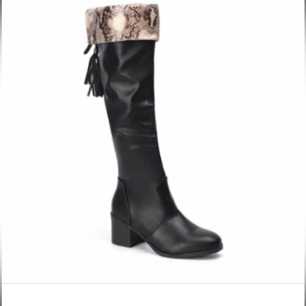 Trary over the knee boots
